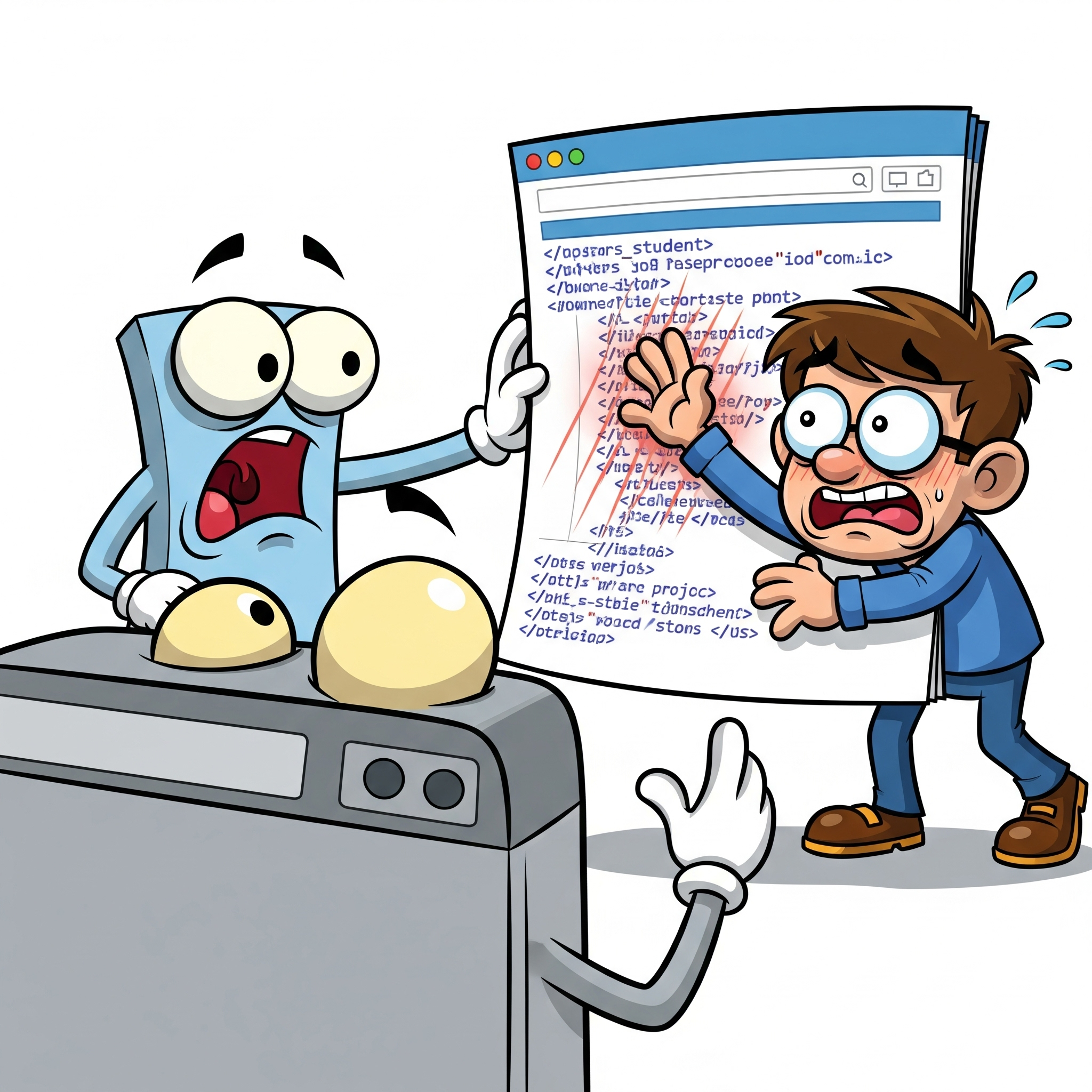 Imagem ilustrativa de uma página HTML sem CSS